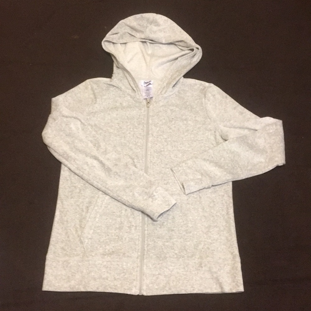 Everlast velvety soft hooded jacket.  Size medium